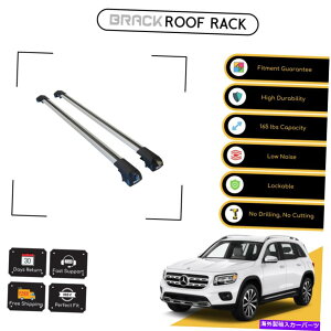 [tLA ZfXGLBNX2019-2021Vo[̃ubN[tbNNXo[ BRACK Roof Rack Cross Bars For Mercedes GLB-Class 2019 - 2021 Silver
