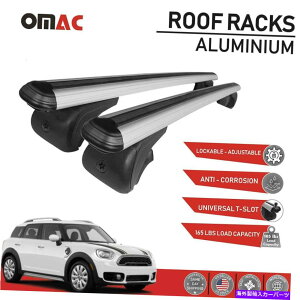 ルーフキャリア ミニクーパーカントリーマンF60 2017-2022のルーフラック荷物キャリアクロスバー Roof Rack Luggage Carrier Cross Bars For Mini Cooper Countryman F60 2017-2022
