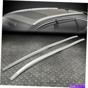 [tLA 12-16̃z_CRV LX/EXyAt@Ng[X^C{gI[t[TChbNVo[ FOR 12-16 HONDA CRV LX/EX PAIR FACTORY STYLE BOLT-ON ROOF RAIL SIDE RACK SILVER