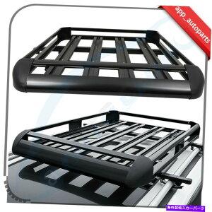 [tLA 50 "x 38"[tbNSUVNXo[ +oXPbgubNwr[f[eB[וLA For 50"X 38" ROOF RACK SUV CROSS BARS + BASKET BLACK HEAVY DUTY BAGGAGE CARRIER