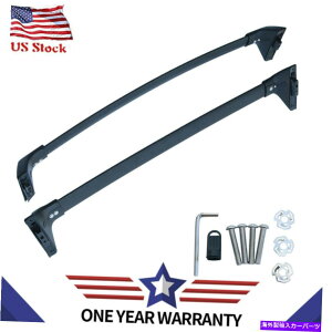 [tLA 2019-2021g^RAV4וLÃA~jEubN[tbNNXo[ Aluminum Black Roof Rack Cross Bar For 2019-2021 Toyota RAV4 Luggage Carrier