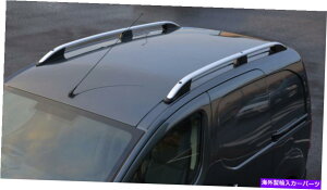 [tLA vW[p[gi[ɍ悤ɐݒ肳ꂽALU[tbN[TCho[i2008-18j Alu Roof Rack Rails Side Bars Set To Fit Peugeot Partner (2008-18)