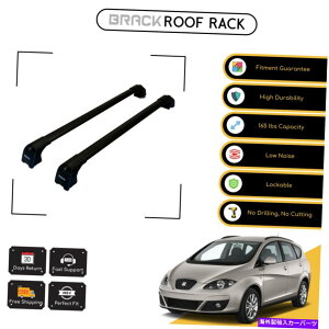 [tLA ubN[tbNוLAV[gpA^CAXL 2006-2015ubNpNXo[ BRACK Roof Rack Luggage Carrier Cross Bars For Seat Altea Xl 2006 - 2015 Black