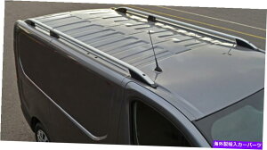 [tLA L1H1m[gtBbNi2014+jɍ悤ɐݒ肳ꂽA~jE[tbN[TCho[ Aluminium Roof Rack Rails Side Bars Set To Fit L1H1 Renault Trafic (2014+)