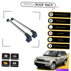 [tLA h[o[̂߂̃ubN[tbNNXo[R.roverX|[c05-2013Vo[ Brack Roof Rack Cross Bars For Land Rover R.Rover Sport 05-2013 Silver