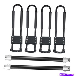 [tLA [tbNNXo[[tBbg10-21NTXGX4602yAJbNbNJk[{[g Roof Rack Cross Bar Rail Fit 10-21 Lexus GX460 & 2 Pairs Kayak Rack Canoe Boat