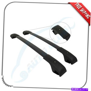 [tLA 2015-2020̃yAW[vlQ[h[tbNNXo[ubN[A~jEUSA Pair For 2015-2020 Jeep Renegade Roof Rack Cross Bars Black Rails Aluminum USA