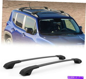 [tLA J[[tbNNXo[W[vlQ[h2015-2021ƌ݊̂A~jE Car Roof Rack Cross Bars Aluminum Compatible with Jeep Renegade 2015-2021