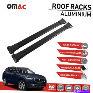 [tLA [tbNNXo[וLAubN{{XC90 2016-2022 Roof Rack Cross Bars Luggage Carrier Black for Volvo XC90 2016-2022