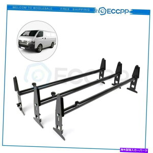 [tLA Vo[tb_[bNݕ^Ǝ҃XNGA3[V{[_bWtH[hGMĈ߂̃[ NEW Van Roof Ladder Rack Cargo Carrier Square 3 Rail For Chevy Dodge Ford GMC
