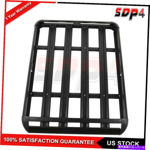 [tLA 50 "x 38"A~jEjo[TubN[tbNNXo[וo[Wo[Wo[Wo[WPbg 50"X 38" Aluminum Universal Black Roof Rack Cross Bar Baggage Basket For Car SUV