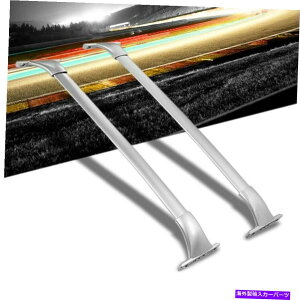 ルーフキャリア シルバーアルミニウムボルトオンボルトオンボルトオントップルーフラックレールクロスバー用14-18不正 Silver Aluminum Bolt-On Bolt-On Top Roof Rack Rail Cross Bar For 14-18 Rogue