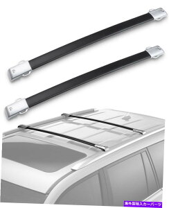 [tLA NTXGX460̎10-17A~וubNLA[tbNNXo[ Car For LEXUS GX460 10-17 Aluminum Luggage Black Carrier Roof Rack Cross Bars