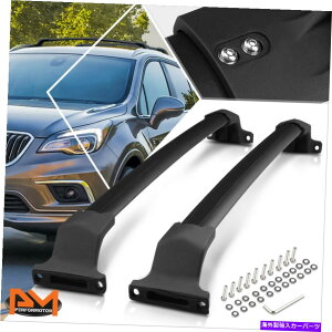 [tLA 16-18̃rCbNenvision OEX^CA~jE[tbNNXo[ו[ubN For 16-18 Buick Envision OE Style Aluminum Roof Rack Crossbar Baggage Rail Black