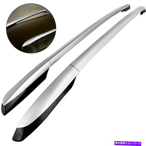 [tLA g^RAV4̃[tbNTCh[2013-2018Vo[וLANXo[ Roof Rack Side Rails for Toyota RAV4 2013-2018 Silver Luggage Carrier Cross Bar