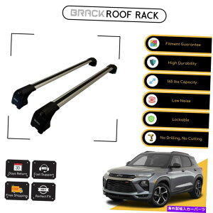 [tLA V{[gCuCU[̃ubN[tbNוLA2020 -Up Silver BRACK Roof Rack Luggage Carrier For Chevrolet Trailblazer 2020 - Up Silver