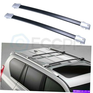 [tLA 2016-2017NTXGX460A~jEubNLA[tbNNXo[gbv 2X For 2016-2017 Lexus GX460 Aluminum Black Carrier Roof Rack Cross Bars Top