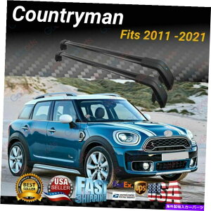 [tLA ~jJg[}11-21ubN[tbNוווNXo[NXo[ Fits Mini Countryman 11-21 Black Roof Rack Baggage Luggage Cross Bar Crossbar