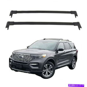 [tLA tH[hGNXv[[2020 2021 2022ubNp̃[tbNNXo[וLA Roof Rack Cross Bars Luggage Carrier for Ford Explorer 2020 2021 2022 Black