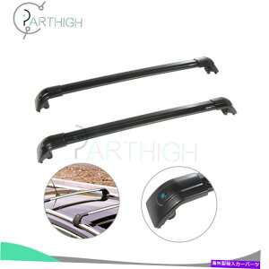 [tLA [tbNNXo[ubNA~jEוLAKIA\g2015-2019yA Roof Rack crossbar Black Aluminum Luggage Carrier For KIA Sorento 2015-2019 pair