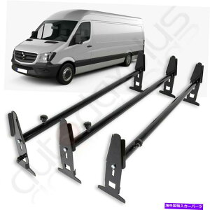 [tLA ͂bNݕ^Ǝ҃XNGAo3o[[VFr[_bWtH[hGMC Roof Ladder Rack Cargo Carrier Square Van 3 bar Rail For Chevy Dodge Ford GMC