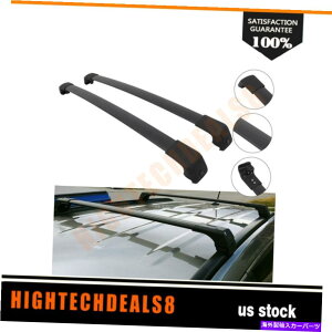 [tLA [tbNNXo[ubN[NXo[2PCtBbg2017-2020 Kia SportageA~jE Roof Rack Cross Bar Black Rail Crossbar 2Pc Fits 2017-2020 KIA Sportage Aluminum