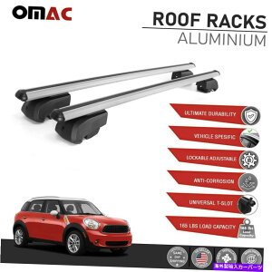 [tLA ~jJg[}̂߂̃[t[bNANXo[וLA2011-2016 Roof Rail Rack Alu Cross Bars Luggage Carrier For Mini Countryman 2011-2016