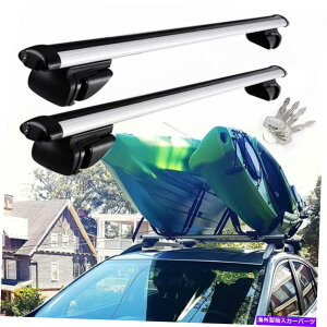 [tLA 48 "Ԃ̃gbv[tbNNXo[ݕוLA[XoCvbT 48" Car Top Roof Rack Cross Bar Cargo Luggage Carrier Rails For Subaru Impreza