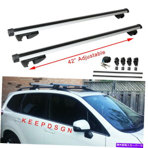 [tLA XotHX^[09-16 SUV[tbNNXo[וݕJbNLA For Subaru Forester 09-16 SUV Roof Rack Cross Bars Luggage Cargo Kayak Carrier