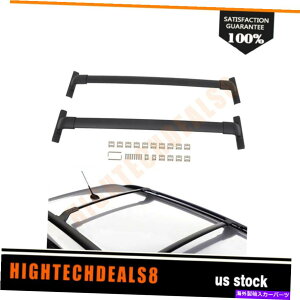 [tLA 2PCS[tbNtBbg2015-2018Y[mNXo[ubN[A~jEo[ 2Pcs Roof Rack Fits 2015-2018 NISSAN Murano Cross Bar Black Rails Aluminum Bar