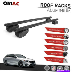 [tLA ZfXENXW213 2017-23 ALŨ[t[bNNXo[Bב Roof Rail Rack Cross Bars for Mercedes E-Class W213 2017-23 Alu. Luggage Carrier
