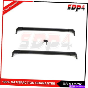 ルーフキャリア 2xトップルーフラッククロスバー荷物荷物荷物貨物05-16ランドローバーLR3&LR4 2x Top Roof Rack Cross Bar Luggage Baggage Cargo For 05-16 Land Rover LR3 & LR4