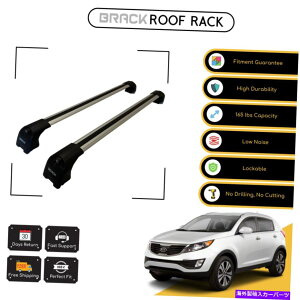 [tLA Kia SportagẽubN[tbNוLAiMK IIIj2010-2016Vo[ BRACK Roof Rack Luggage Carrier For Kia Sportage (MK III) 2010 - 2016 Silver