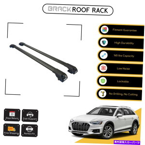 [tLA ubN[tbNוLAAEfBA4I[[hpNXo[08-15ubN BRACK Roof Rack Luggage Carrier Cross Bars For Audi A4 Allroad 08 - 15 Black