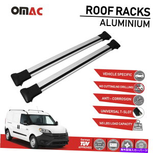 [tLA [tbNNXo[וLAVo[tBbgv}X^[VeB2015-2022 Roof Rack Cross Bars Luggage Carrier Silver fits Ram Promaster City 2015-2022