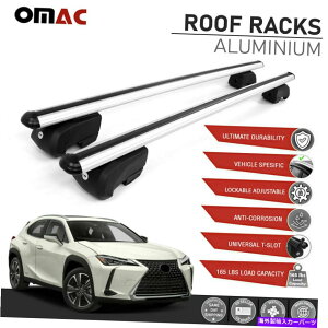 [tLA Lexus UX200 UX250H 2019-2022pVo[[t[bNNXo[וLA Silver Roof Rail Rack Cross Bar Luggage Carrier For Lexus UX200 UX250h 2019-2022