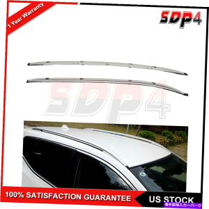 [tLA tBbg2015-2018z_x[/XRV[tbNTCh[Vo[A~LAo[ Fits 2015-2018 HONDA VEZEL/XRV Roof Rack Side Rails Silver Aluminum Carrier Bar