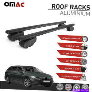 [tLA [t[bNNXo[VWpTbgB8oAg2015-2019p̉ווLA Roof Rail Rack Cross Bars Alu Luggage Carrier For VW Passat B8 Variant 2015-2019