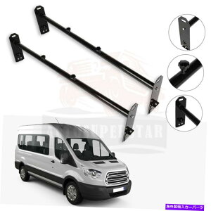 [tLA tH[hEV[YGNXvXToip̃@2o[_[[tbN[ Van 2 bar Ladder Roof Rack Rails For Ford E Series Express Savana