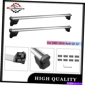 [tLA 2007-2016̃gbv[t[bNNXo[gbv[AEfBQ5pbP[WLA Top Roof Rail Rack Cross Bars Top Rail For 2007-2016 Audi Q5 Package Carrier