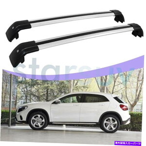[tLA ZfXxcGLC 2016-2022Vo[NXo[A`[tbN[p For Mercedes Benz GLC 2016-2022 Silver Cross Bar Anti-Theft Roof Rack Rail