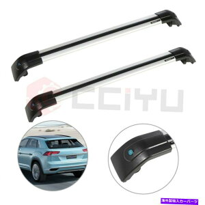 [tLA VW Tiguan 2016 Volkswagen US Stock Aluminium 2xLAp̉ו[tbN Luggage roof rack For VW Tiguan 2016 Volkswagen US Stock Aluminum 2X carrier