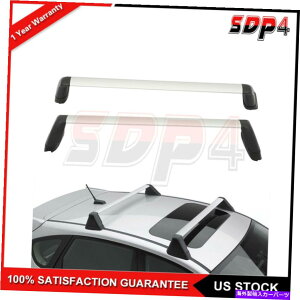 [tLA 2xNXo[Vo[[tbNוLAݕ08-14XoCvbTWRX̉ݕ 2x Cross Bar Silver Roof Rack Luggage Carrier Cargo For 08-14 Subaru Impreza WRX