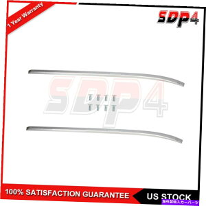 [tLA 2016N1212̃A~jE[tbN[NXo[Zbgz_CRVVo[QbWJ[S Aluminum Roof Rack Rail Cross Bar Set For 12-2016 Honda CRV Silver Luggage Cargo