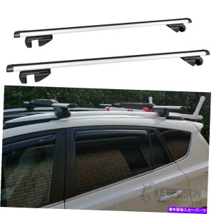 [tLA g^RAV4 01-18 48 "[tbNNXo[A~jEוݕLA For Toyota RAV4 01-18 48" Roof Rack Cross Bar Aluminium Luggage Cargo Carrier