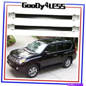 [tLA 10-18pNTXGX460 OEt@Ng[X^CubNLAgbv[tbNNXo[ For 10-18 LEXUS GX460 OE Factory Style Black Carrier Top Roof Rack Cross Bars