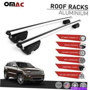 [tLA [t[bNANXo[W[vOh`FL[2021-2022pוLA Roof Rail Rack Alu Cross Bars Luggage Carrier For JEEP Grand Cherokee 2021-2022