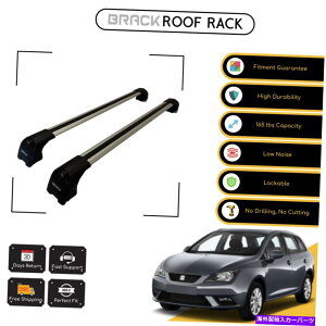 [tLA ubN[tbNוLAV[gp̃NXo[Ibiza SW 2010 -Up Silver BRACK Roof Rack Luggage Carrier Cross Bars For Seat Ibiza SW 2010 - Up Silver