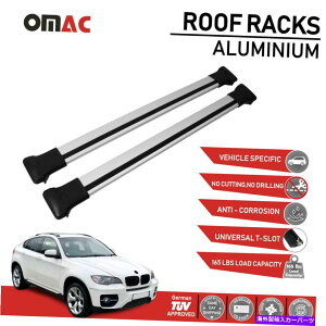 [tLA [tbNNXo[וLAVo[tBbgBMW X6 2009-2014 Roof Rack Cross Bars Luggage Carrier Silver Fits BMW X6 2009-2014