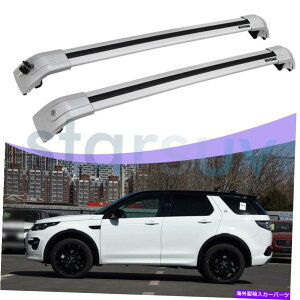 ���[�t�L�����A �����h���[�o�[�f�B�X�J�o���[�X�|�[�c�̂��߂̃V���o�[�N���X�o�[2015-2022��ו����[�t���b�N���[�� Silver Cross Bar For Land Rover Discovery Sport 2015-2022 Baggage Roof Rack Rail�y���s�A��